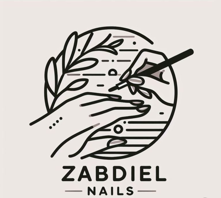 Logo zabdiel nails 768x687